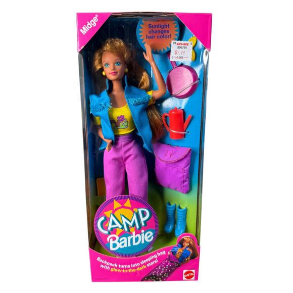 Vintage 1993 Camp Barbie Midge Doll Mattel #11077 NRFB - Picture 2 of 7